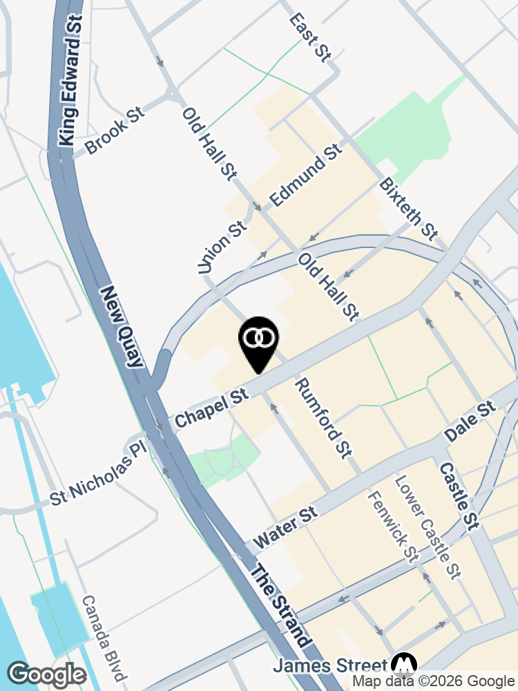 Map showing the surroundings of Brook Street North West (Social Care)
