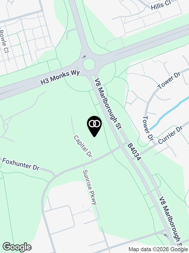 Map showing the surroundings of Brook Street UK Milton Keynes (Public Sector)