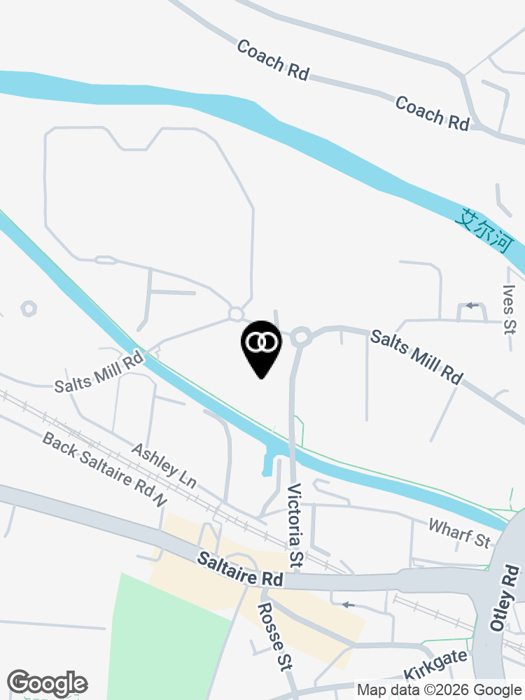 Map showing the surroundings of Brook Street UK Bradford (Public Sector)